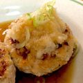 こーは簡単に作りたい's cooksnap of when they made 鶏&豚ミンチときのこ入り♪豆腐ハンバーグ.