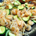 のえもゆ's cooksnap of when they made 簡単！海老ときゅうりのネギ塩たれ炒め.