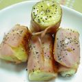 花いちもん's cooksnap of when they made ベーコンで巻いた、バナナ♪.