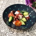 Satoco❋'s cooksnap of when they made 簡単！タコ、トマト、キュウリのピクルス.