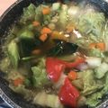 Yokchina's cooksnap of when they made ダイエットに！野菜の旨味でスープ ♡.