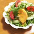 ＊ゆか＊07's cooksnap of when they made 作り置き♪水菜と柿のローフードサラダ.