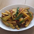 きらり流れ星's cooksnap of when they made ちくわ入り！さつま芋とピーマンのきんぴら.