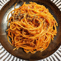 ふくふくあおい's cooksnap of when they made トマトジュースで簡単ミートソース.