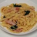 ポニーリボン's cooksnap of when they made 粒マスタードとじゃがいものクリームパスタ.