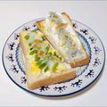 うまうま・らぶ's cooksnap of when they made ＊しらすとゆで卵のトースト＊.