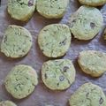 パンダパン405's cooksnap of when they made サクサク♪抹茶あずきクッキー♡.