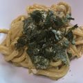 にゃおやん's cooksnap of when they made たまご焼きうどん♪５分でできる♪.