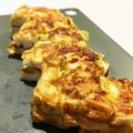 asuuumomo's cooksnap of when they made 卵1個で！はんぺんの卵焼き♡お弁当にも！.