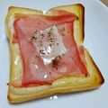 ＊なぁ＊'s cooksnap of when they made ベーコンとたまごのトースト.