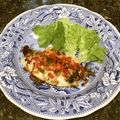 ざりがにサラダ's cooksnap of when they made 白身魚のソテー✿パプリカバルサミコソース.
