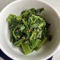 gohanちゃん's cooksnap of when they made 春菊のごま和え.