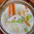 マダムキュリー's cooksnap of when they made 簡単時短♪きゃべつのミルクスープ.