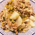 SmileMommy's cooksnap of when they made 蕪と豚肉の梅肉炒め.