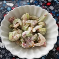 ☆hikonyan☆'s cooksnap of when they made セロリの梅マヨ和え.