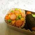 龍青空ママ's cooksnap of when they made お弁当★ミックスベジタブル&ソーセージ.