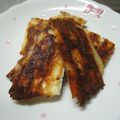 千早☆'s cooksnap of when they made フライパンｄｅはんぺんのカリカリチーズ焼.
