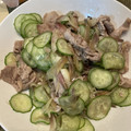 クックPTB8IM☆'s cooksnap of when they made 茎みょうがと豚の炒め物.