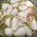 てついく's cooksnap of when they made 簡単料亭の味♡かぶのカニカマあんかけ.