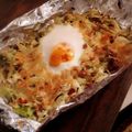 伊藤ゆずえもん's cooksnap of when they made ◇トースターで納豆キャベツ目玉焼き◇.