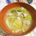 mmameco's cooksnap of when they made 豚汁すいとん.