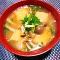 辰夫女子's cooksnap of when they made 栃尾のあぶらげ入りお味噌汁.