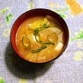 クッカーまさおちゃん's cooksnap of when they made 白菜、豆腐、大根のお味噌汁(^o^).