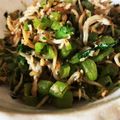 めのおう's cooksnap of when they made 大根の葉とちりめんじゃこのごま油炒め.