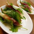 BiwacoJune's cooksnap of when they made 『茗荷の味噌✿大葉巻』...1杯ど～ぞ(〃^∇^)o＼Ξ酉／.