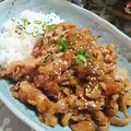 虹色♪︎ちゅーりっぷ's cooksnap of when they made 豚肉の焦がし玉葱ソース.