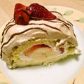 missyママ's cooksnap of when they made ノンオイルお一人様ふわふわロールケーキ.