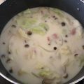 0720まま's cooksnap of when they made キャベツ、ベーコン、きのこのミルクスープ.