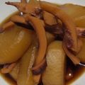 リらっくま's cooksnap of when they made コストコの冷凍焼きイカでイカ大根.