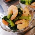 たかやす☆'s cooksnap of when they made 海老とブロッコリーの塩炒め.