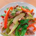☆３匹の子ぶた☆'s cooksnap of when they made 簡単シンプル♪牛肉とセロリの醤油炒め.