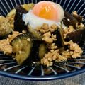 ☆さぶ☆☆'s cooksnap of when they made 簡単！茄子のそぼろ煮〜半熟卵のせ〜.