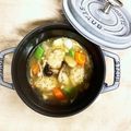 賀古遥's cooksnap of when they made オートミール団子のチキンスープ.