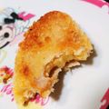 えりきゃんでぃ's cooksnap of when they made たまごポテサラ入り♡ハムカツ.