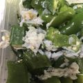 ma___111's cooksnap of when they made 幼児食もおつまみにも。オクラとしらす和え.