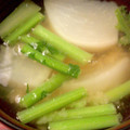 クックXCYSK0☆'s cooksnap of when they made 捨てるとこなし！我が家のカブのお味噌汁.