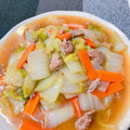 ☆３匹の子ぶた☆'s cooksnap of when they made 秋のおすすめ☆挽き肉と白菜のさっぱり煮.