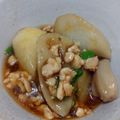 kyootan's cooksnap of when they made レンコンと里芋のそぼろ煮.