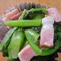 Uttipal's cooksnap of when they made ☆小松菜とﾍﾞｰｺﾝのｿﾃｰ☆.