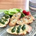 はらぺこしろうさぎ's cooksnap of when they made バゲットトーストはバジルソースで.