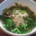 あっこ姉's cooksnap of when they made セリととろろ昆布の温かいお蕎麦.