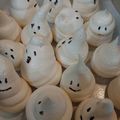 ゆきよめ's cooksnap of when they made ハロウィンおばけのメレンゲクッキー.