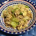 ★ころんたん★'s cooksnap of when they made 卵と豚肉の炒り付け レタスver.