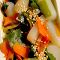 9ma9ma's cooksnap of when they made こんにゃくとわかめのネギ塩きんぴら.