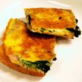 柚子♡⸝⸝⸝'s cooksnap of when they made 朝ごはんやランチに♪キッシュ風トースト.