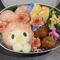 yukiはぴ's cooksnap of when they made マイメロ♡キャラ弁 お誕生日にも♪.